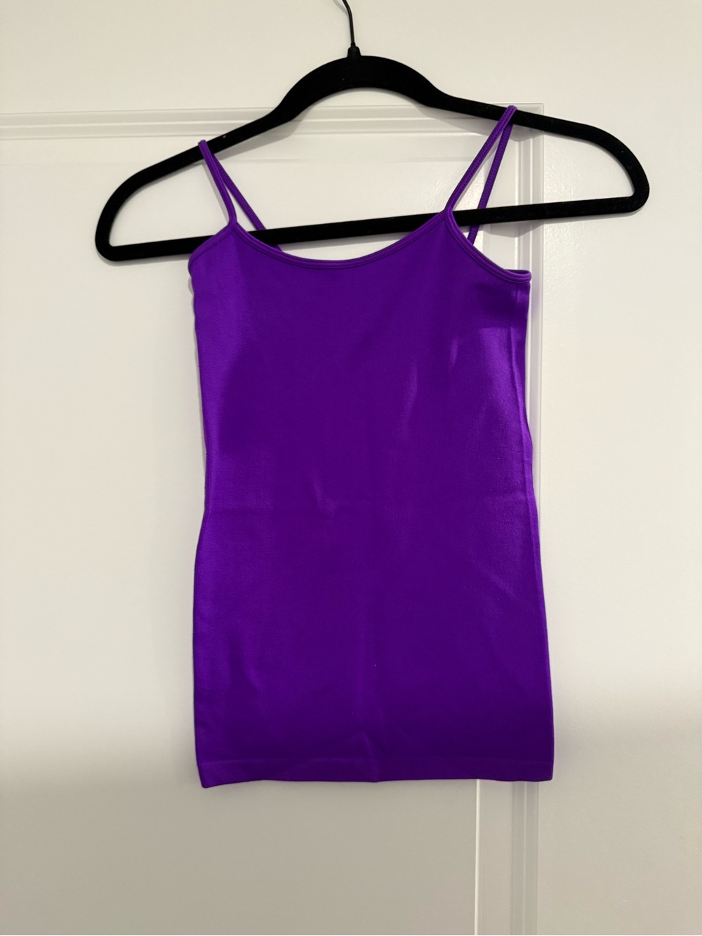 Girls' Purple Double-Strap Tank Top